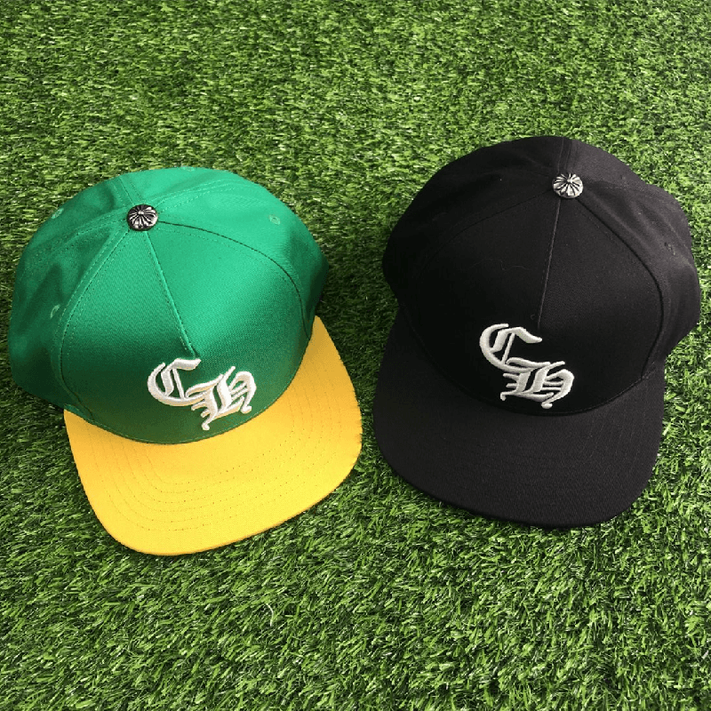 CH FLAT PEAK GREEN AND YELLOW // BLACK_1