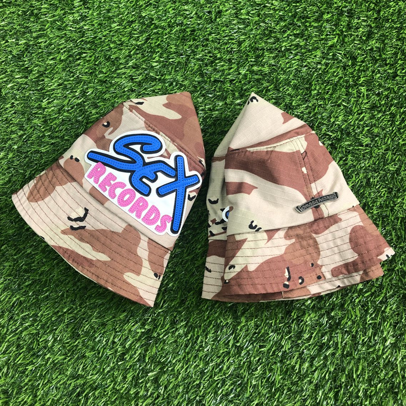 CH BUCKET HAT SEX RECORDS CAMO_1