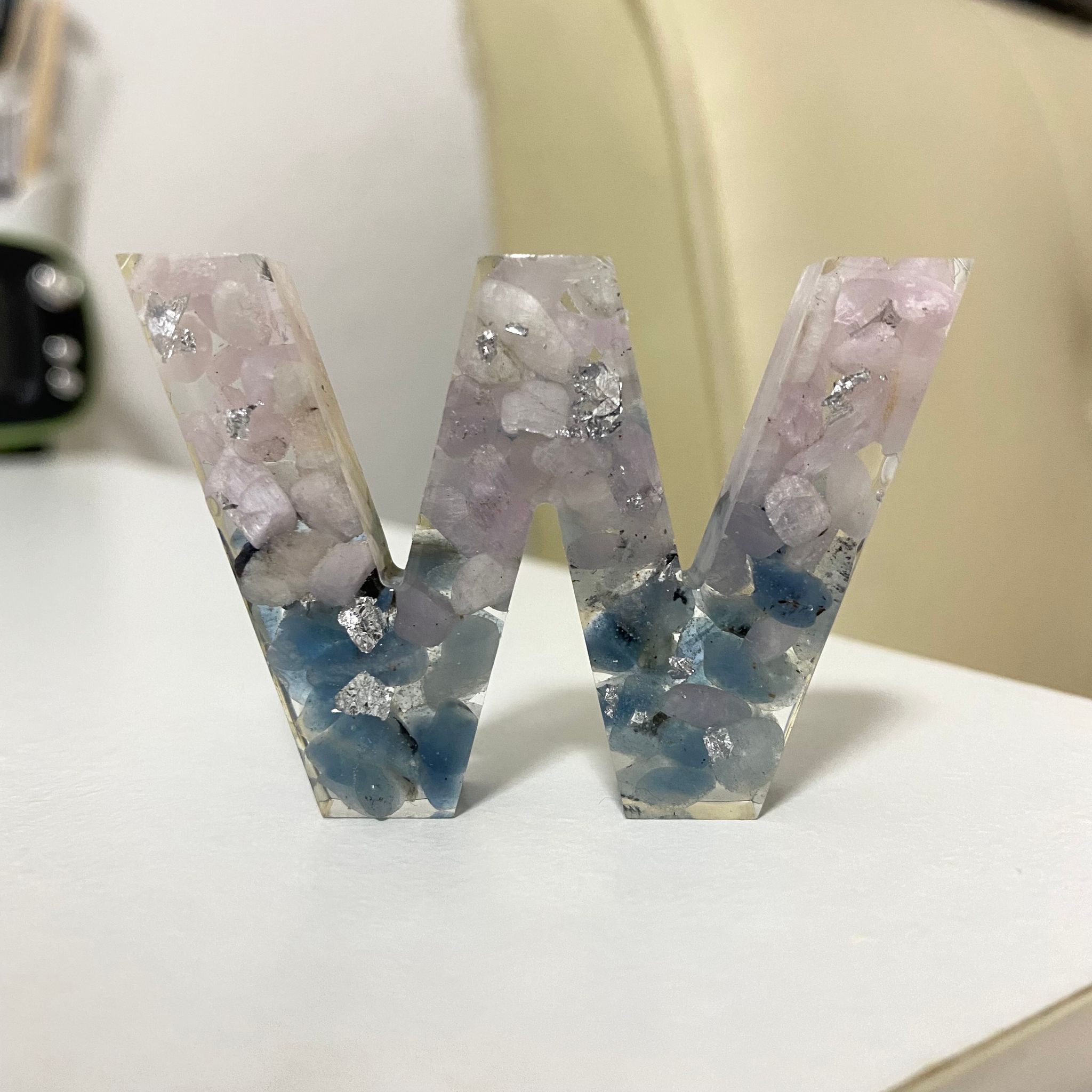 Personalised Crystal Initials with name_4