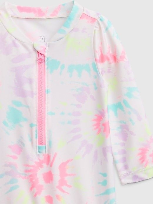 Tie Dye Rash Guard one piece_1