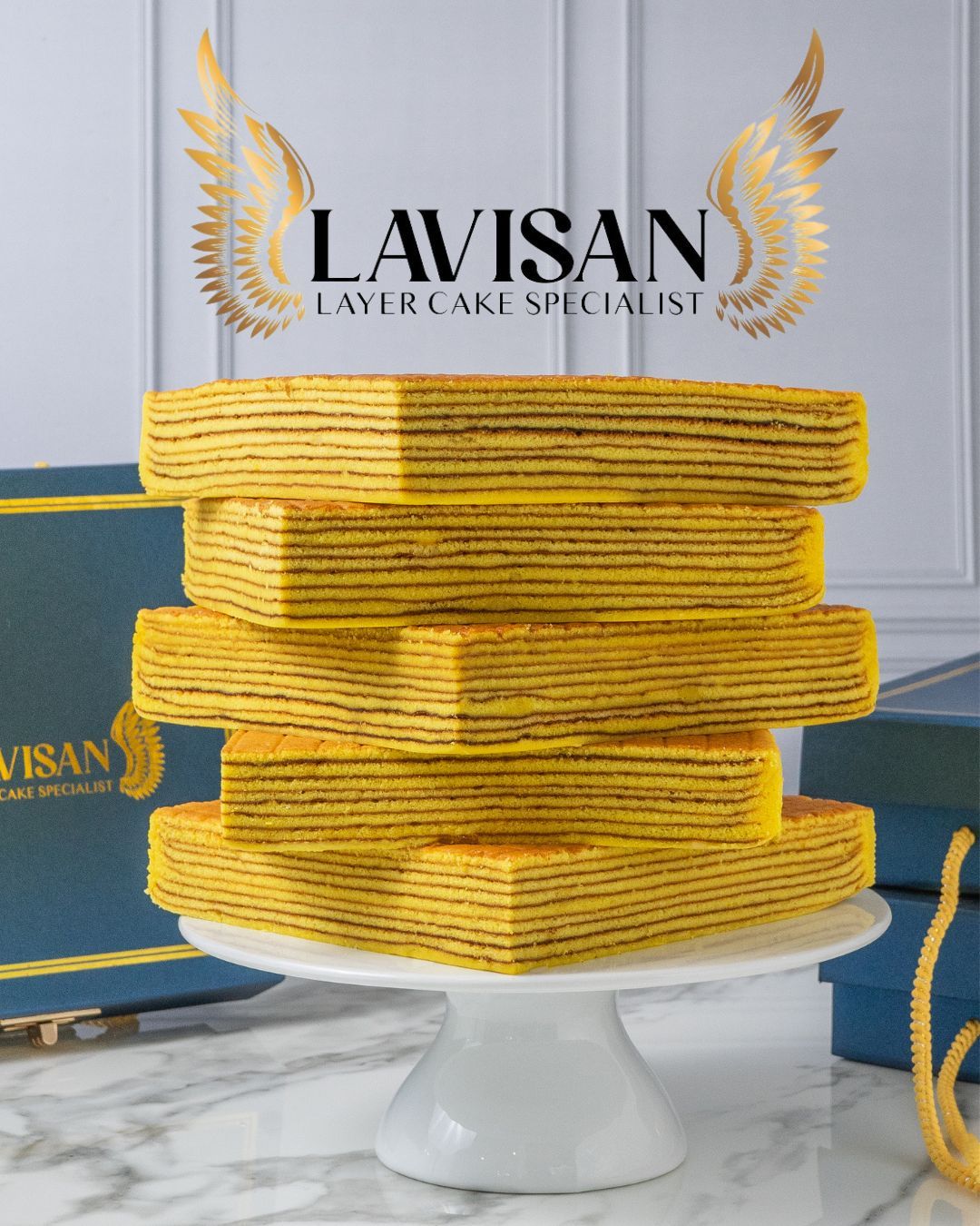 LAVISAN kueh lapis legit premium original 1kg _1
