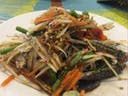 Papaya salad with flower crab_0