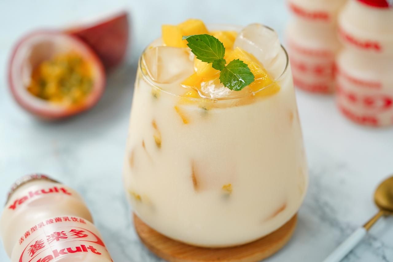 🍺 Yakult Passionfruit Drink 金桔百香果优格乳酸_0