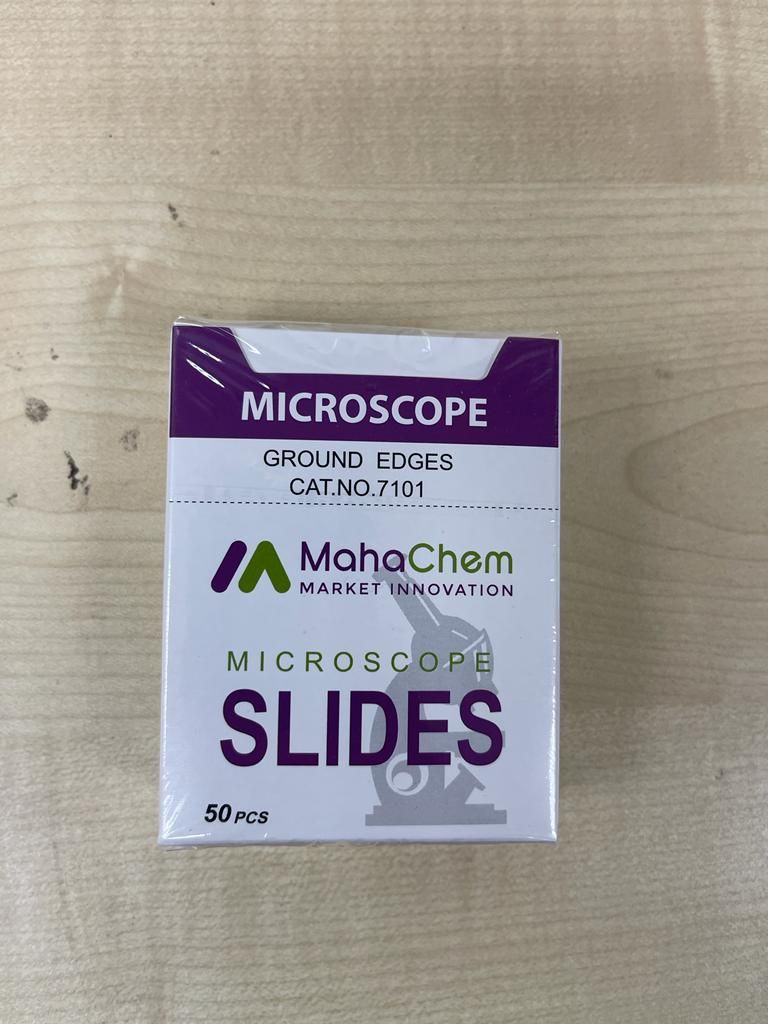 MICROSCOPE SLIDES 25 X 75MM, 1.0MM TO 1.2MM THICK, NON-STERILE, PLAIN, GROUND EDGE, 90 DEG (7101)_1