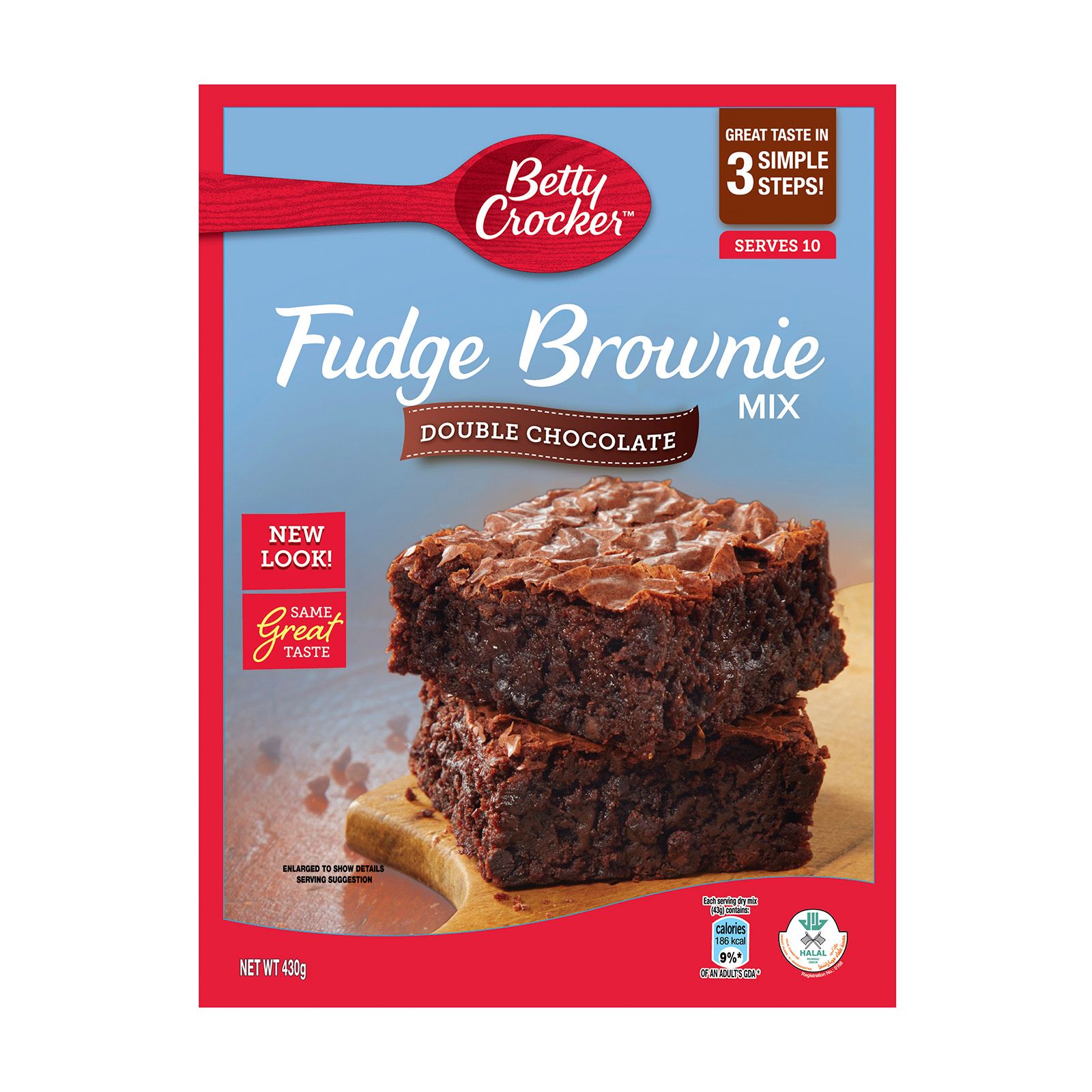 BC FUDGE BROWNIE MIX DOUBLE CHOCOLATE 430G (GMS-AAA-BCM3000474)_0