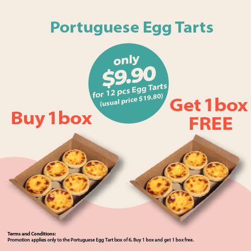 Portuguese Egg Tart (6 pieces in a box) ****1 FOR 1!!!****_0