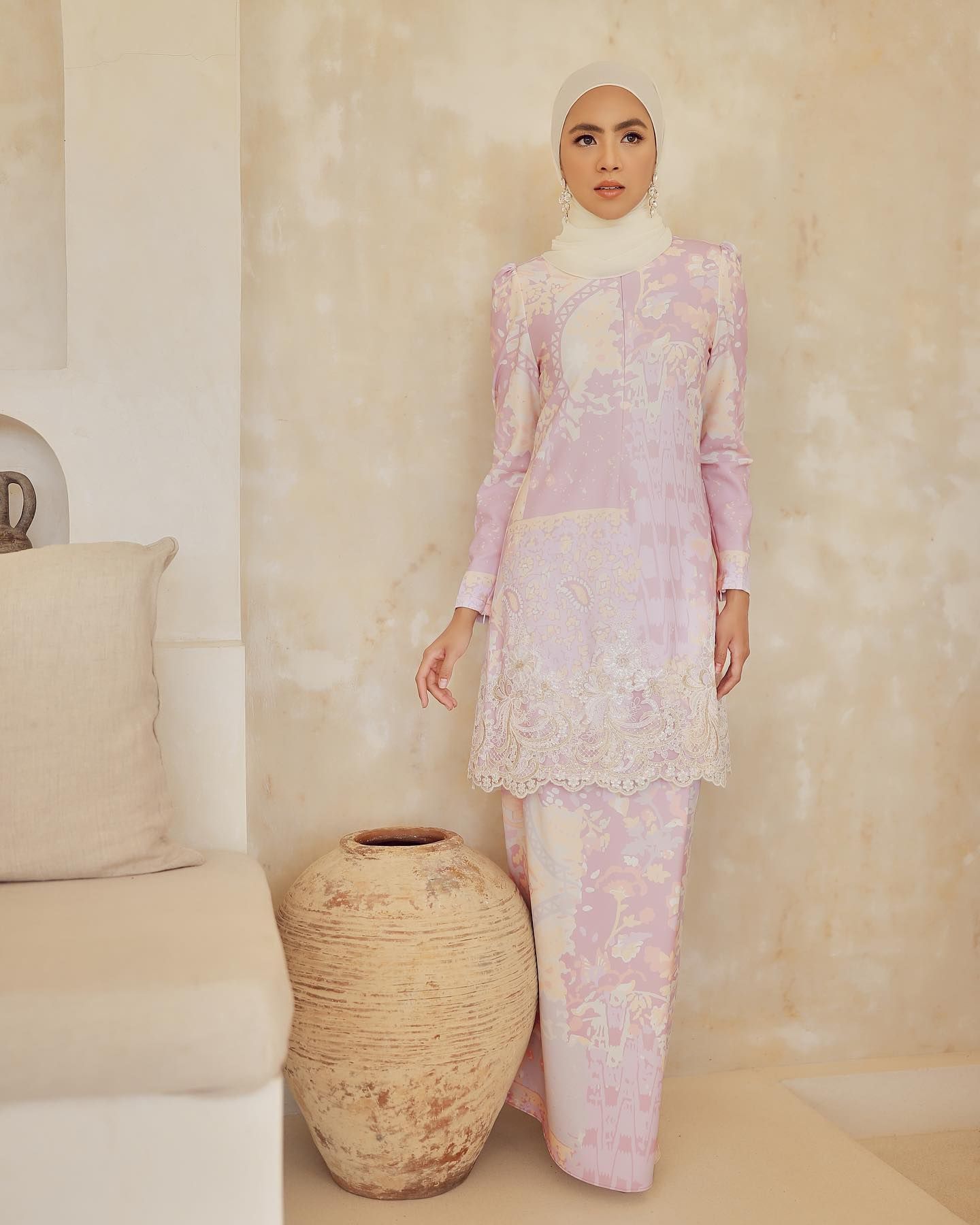  ALYSIA LACE KURUNG - ROMANCE PINK_0