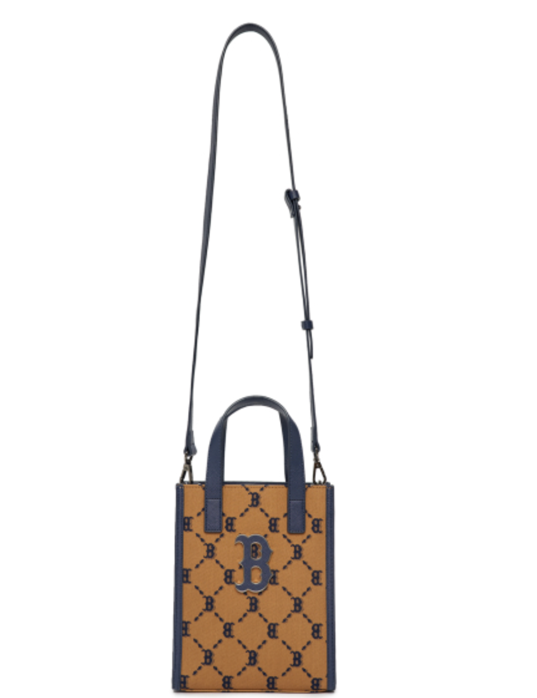 Diamond Monogram Jacquard Small Tote Crossbody Bag - B46_3