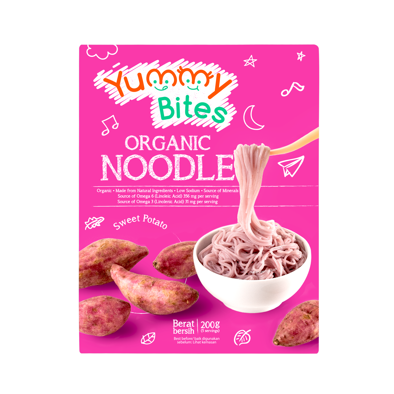 Yummy Bites Mie Organic (200gr)_1