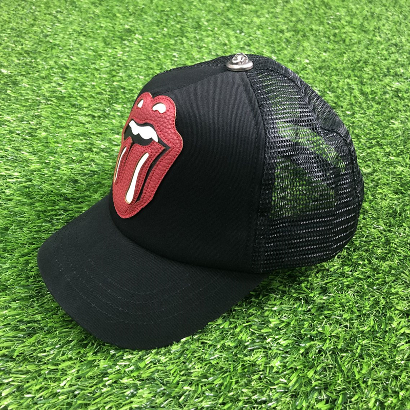CH CURVED PEAK BLACK ROLLING STONES_2
