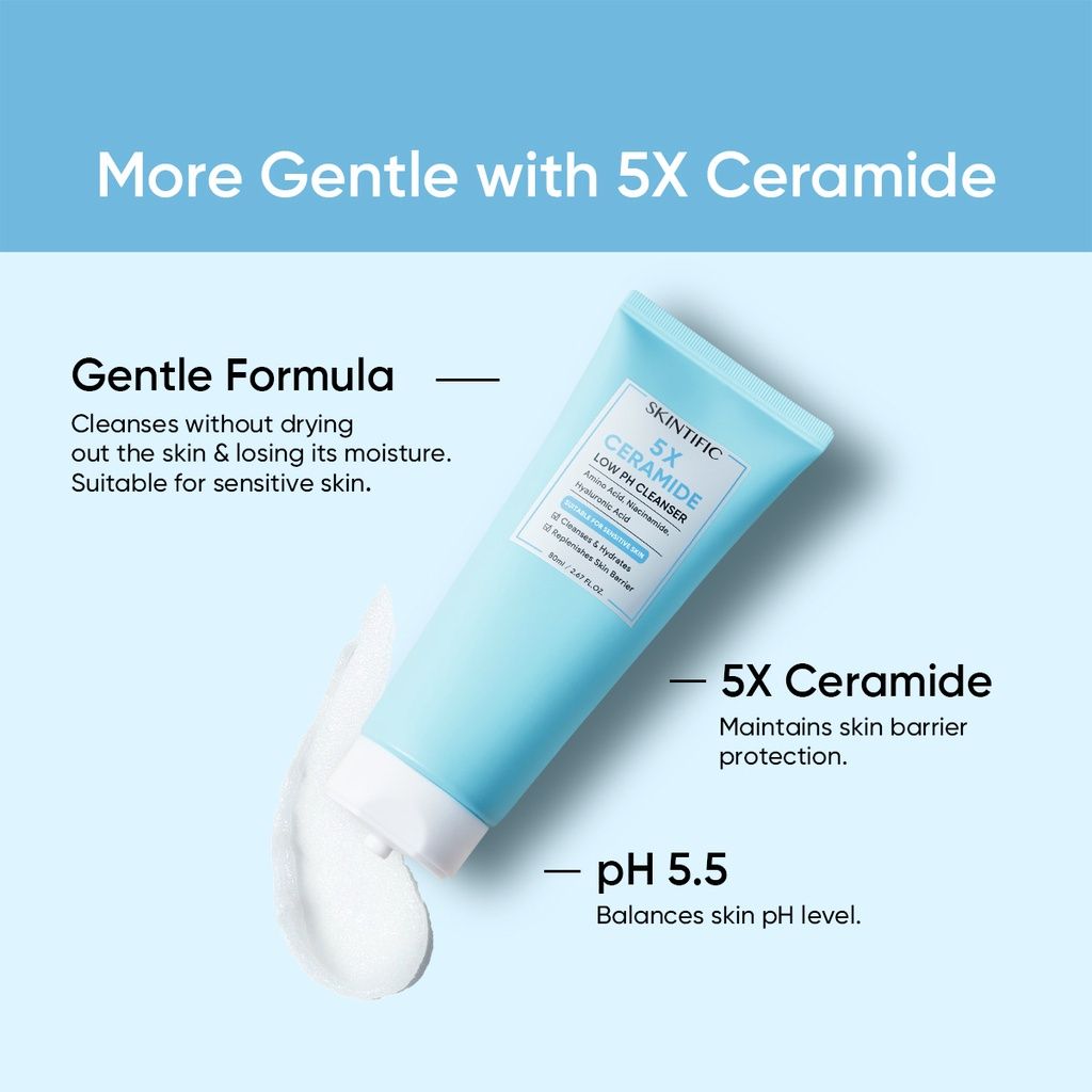 Skintific 5X Ceramide Low pH Cleanser_2