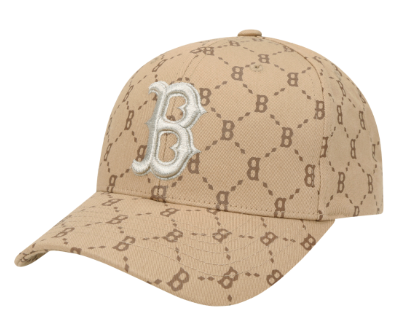 Diamond Monogram Curve Adjustment Cap Boston - CC31_0