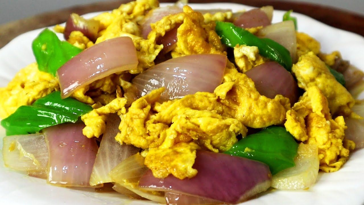 洋葱炒蛋 Onion Omelette_0