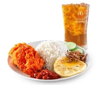 Nasi Lemak McD + 1pcs Ayam Goreng McD Spicy Meal_0