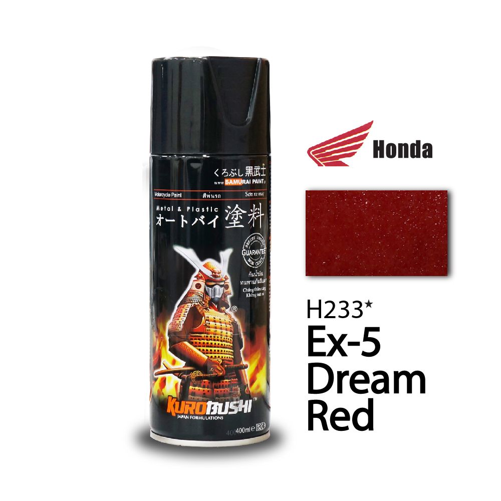 SAMURAI Spray Paint HONDA Colour 400ml (#h212 #h214 #h221 #h224 #h227 #h231 #h232 #h233 #h235)_8