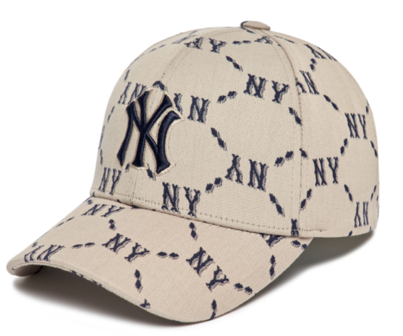 Diamond Monogram Structure Ball Cap - CC27_2
