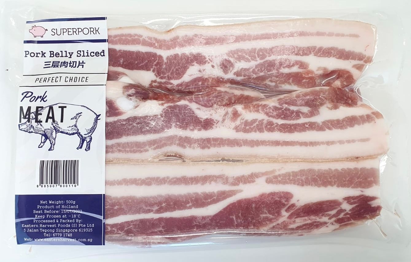 🐷 1.2cm 三层肉 (扣肉) Pork Belly sliced -$6.6/1包/500g_0