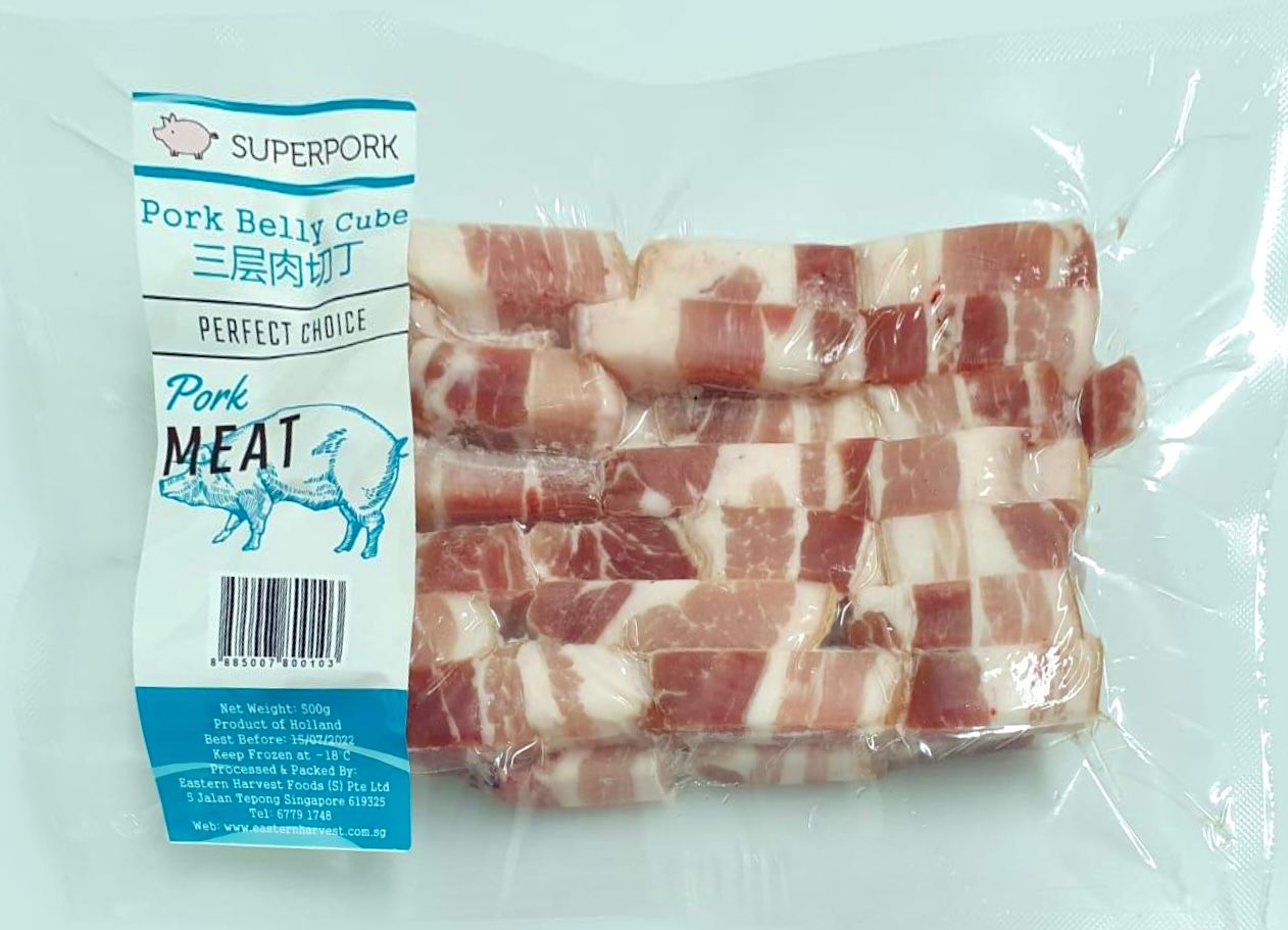 🐷 三层肉丁 Three-layer Diced Pork-$6.6/1包/500g_0