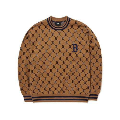 Dia MONOGRAM Jaquard Overfit Sweatshirts BOSTON REDSOX - C42_0