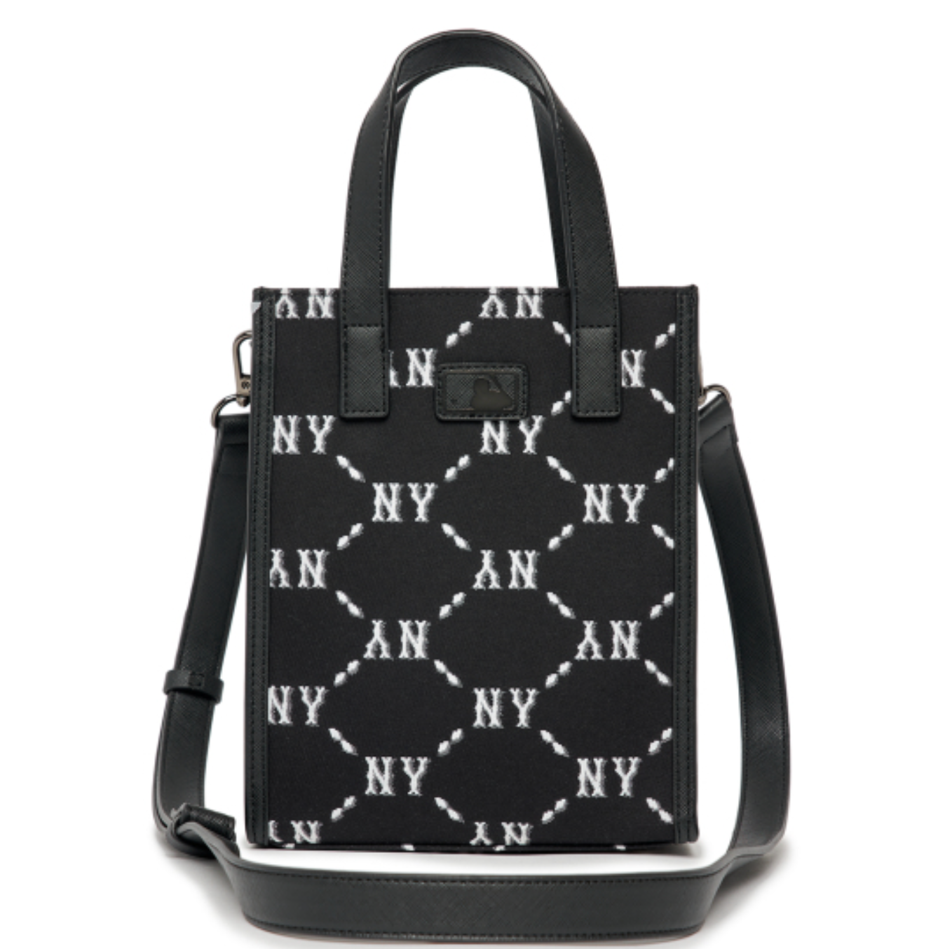 Diamond Monogram Jacquard Small Tote Crossbody Bag - B45_1