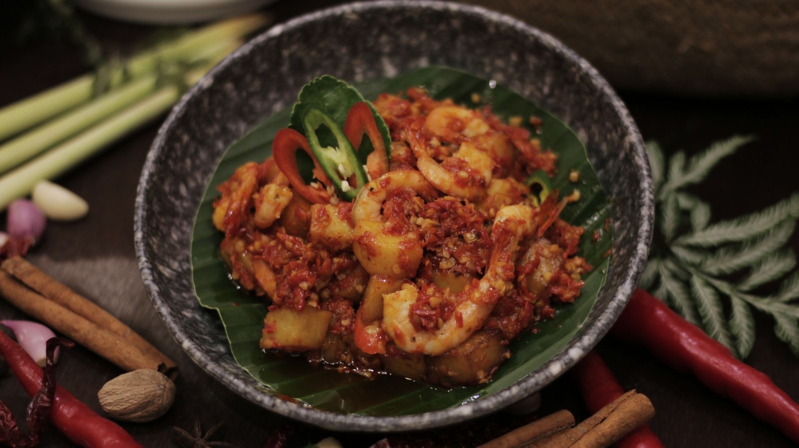 Sambal Prawn & potato (Sambal Udang Kentang) _0