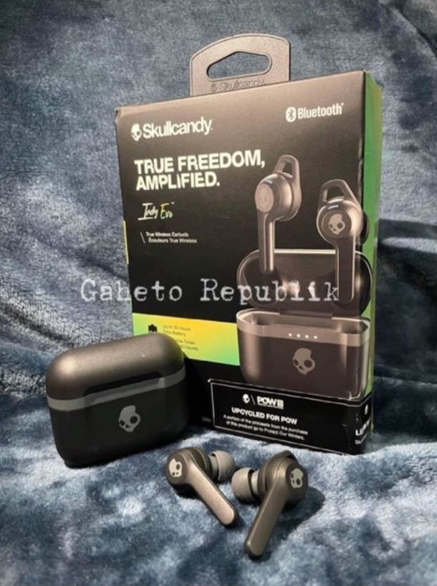 Skullcandy INDY EVO True Wireless In-Ear Earbuds - True Black_0