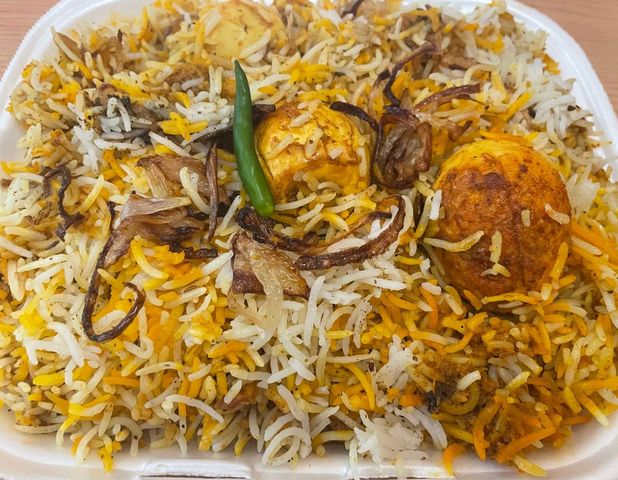 Egg Biriyani (25 zl / Plate)_0