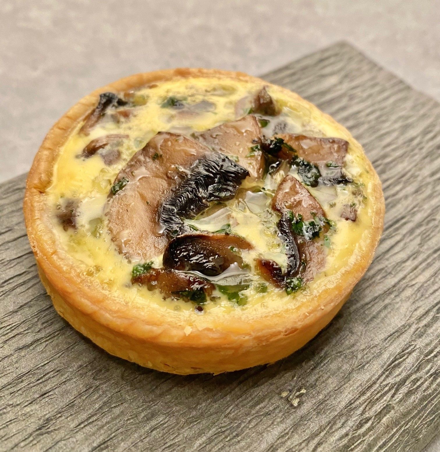 Mushroom & Leek Quiche (Single Serve)_0