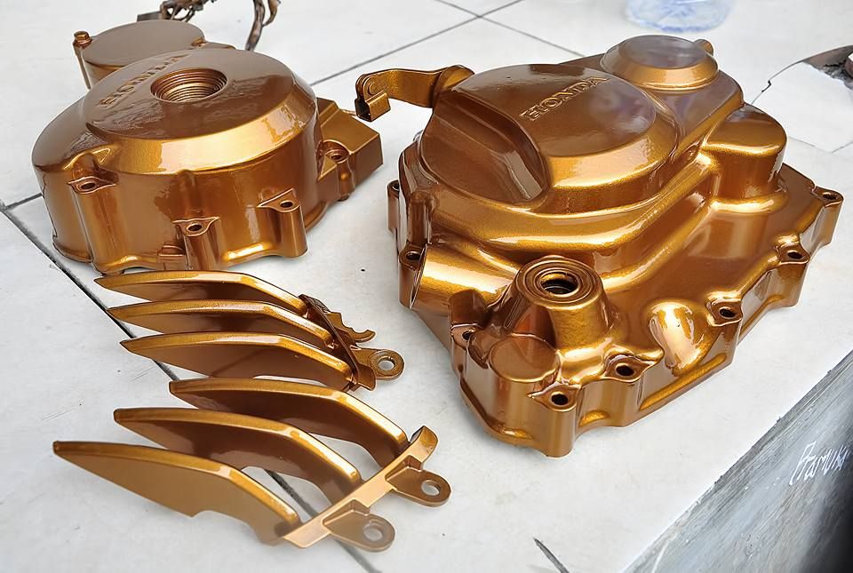 SAMURAI Engine Part Spray (#EP41* BRONZE/ #EP876* MAGNESIUM) 🏍️Cat Motor 400ml_2