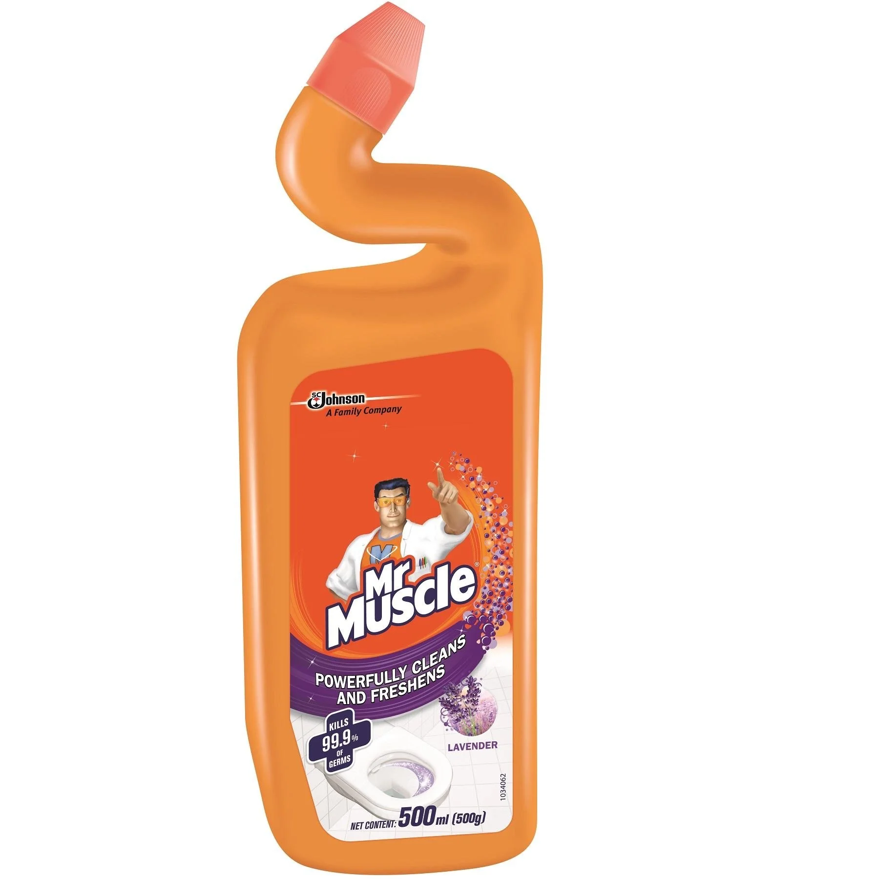 Mr Muscle Toilet Cleaner Lavender - 500 ML_0