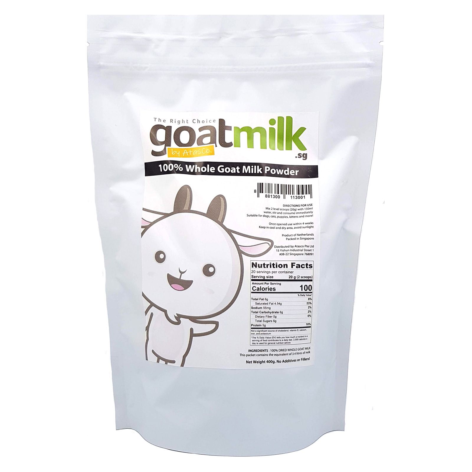 Atasco 100% Whole Goats Milk Powder for Pets_0