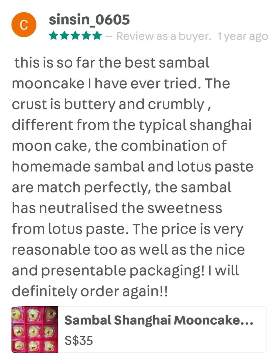 Shanghai Sambal lotus mooncake! Non- vegetarian _5