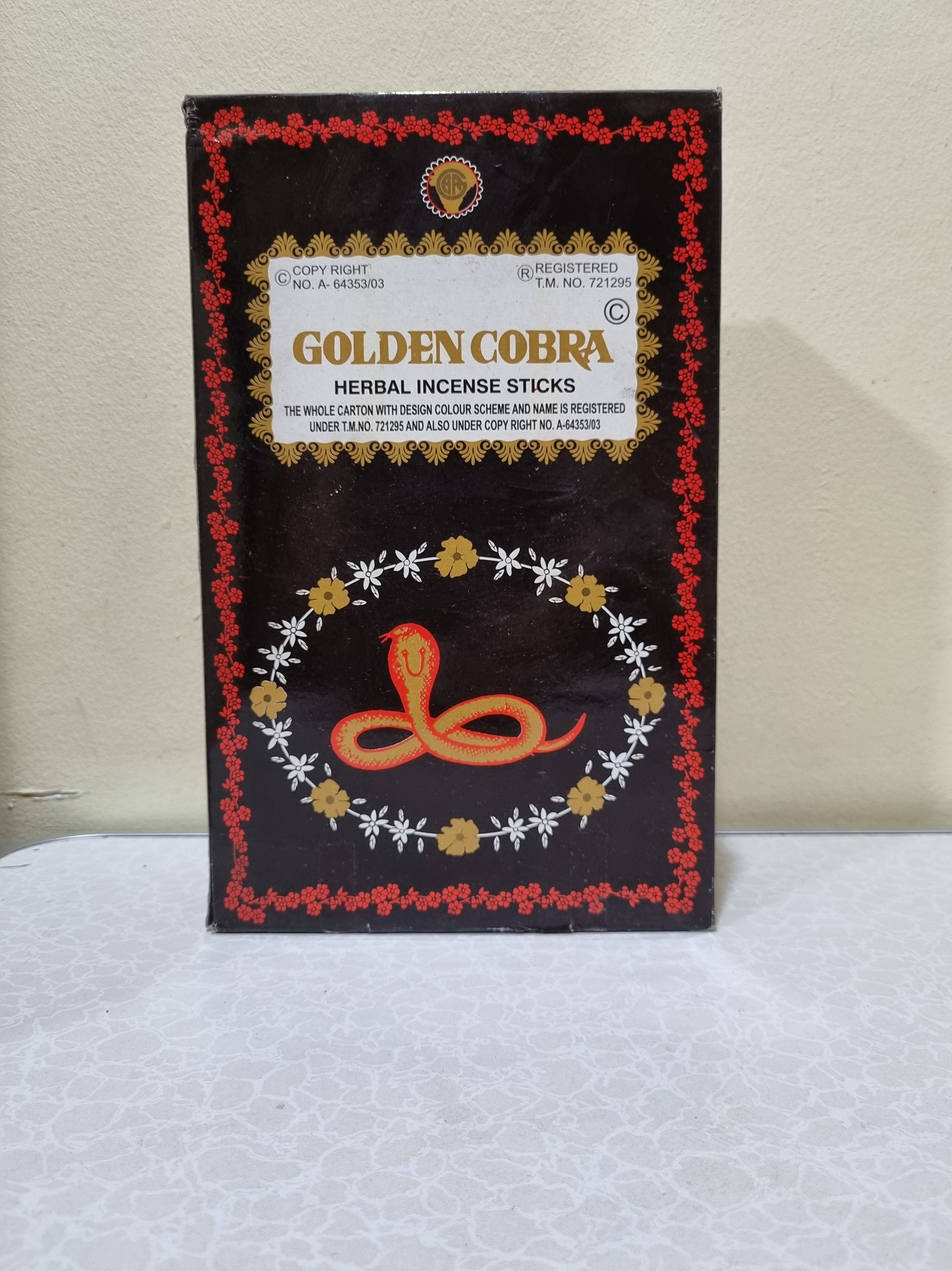 Golden Cobra Incense stick_0