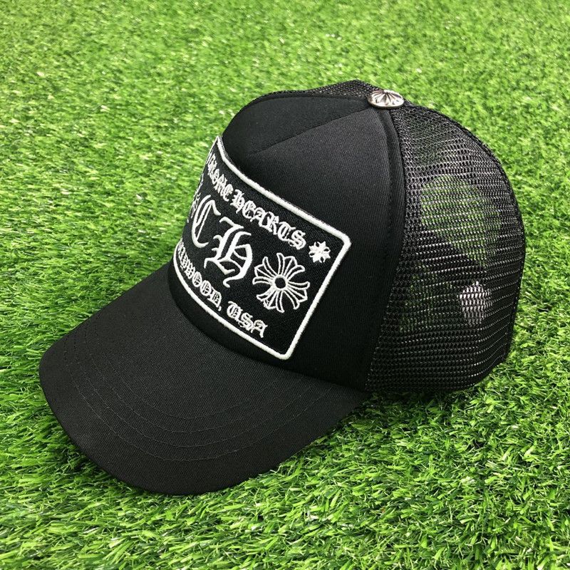 CH CURVED PEAK BLACK _1