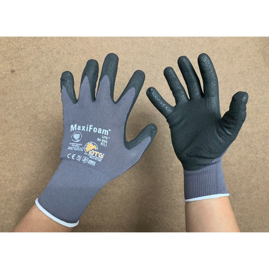 ATG 34-900 MAXIFOAM Coated Knitwrist Safety Glove_2