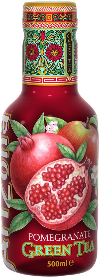 ARIZONA POMEGRANATE GREEN TEA 500ML _0