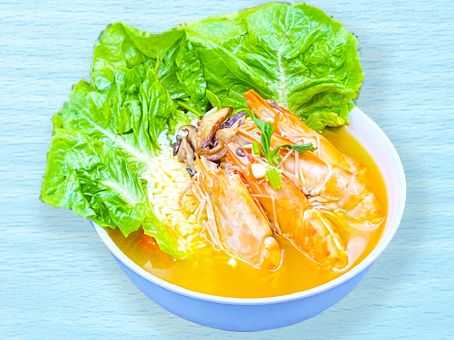 Prawn Pumpkin Porridge 金瓜虾粥_0