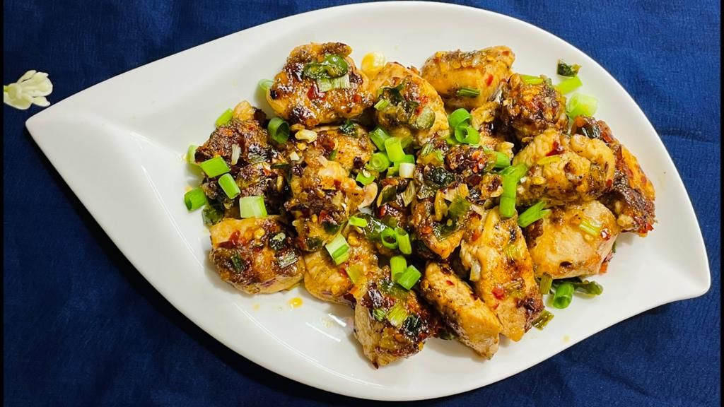 Butter Garlic Chicken (Dry)_0