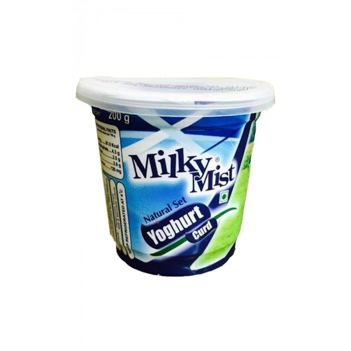 Milky Mist Natural Set Yogurt - 200 GM _0