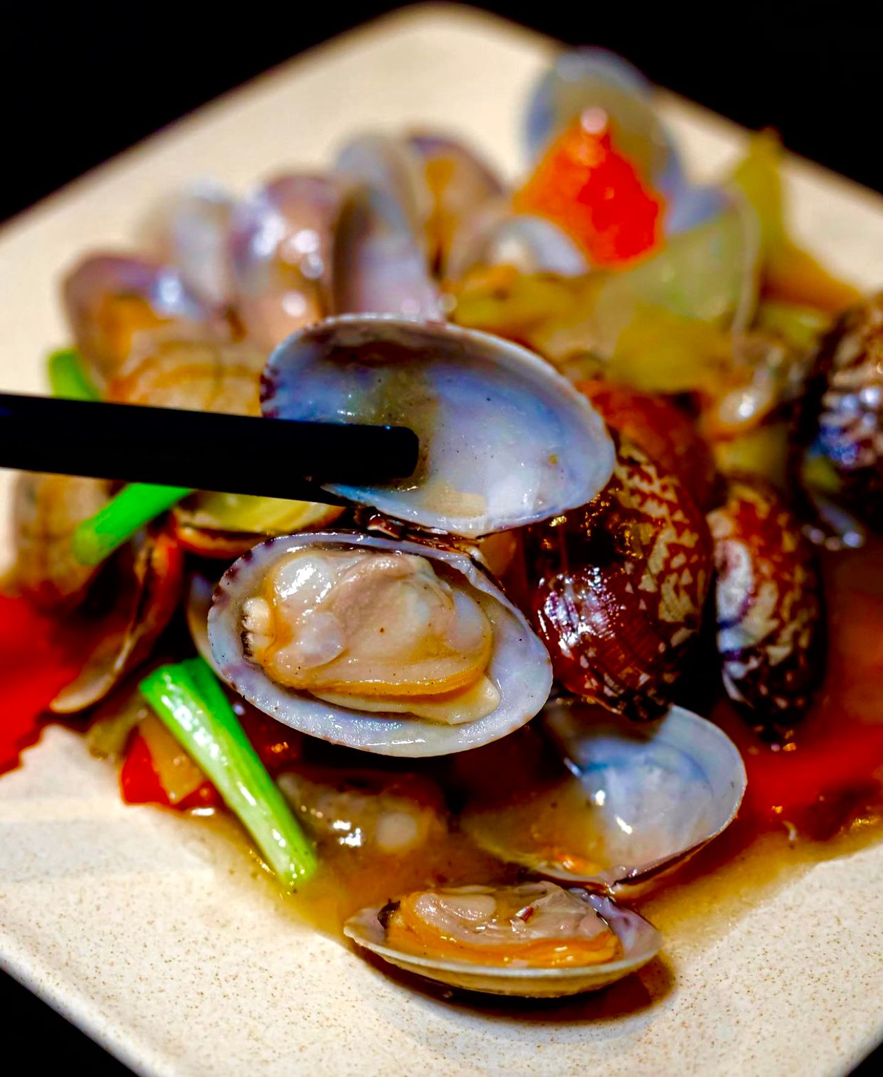 Flower Clams with Ginger & Scallions 薑蔥啦啦_0