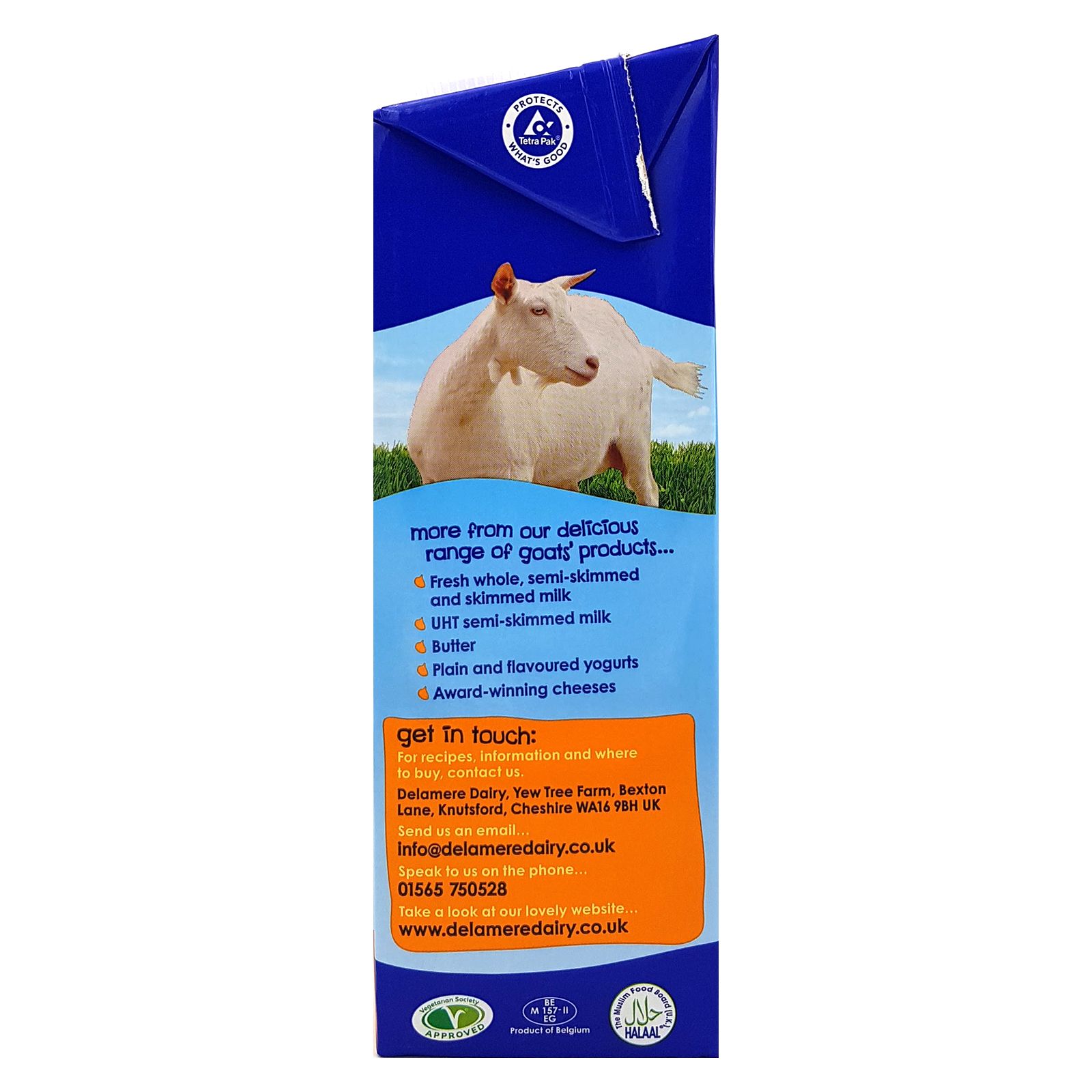 Delamere Dairy UHT Whole Goats Milk 12 x 1L_2