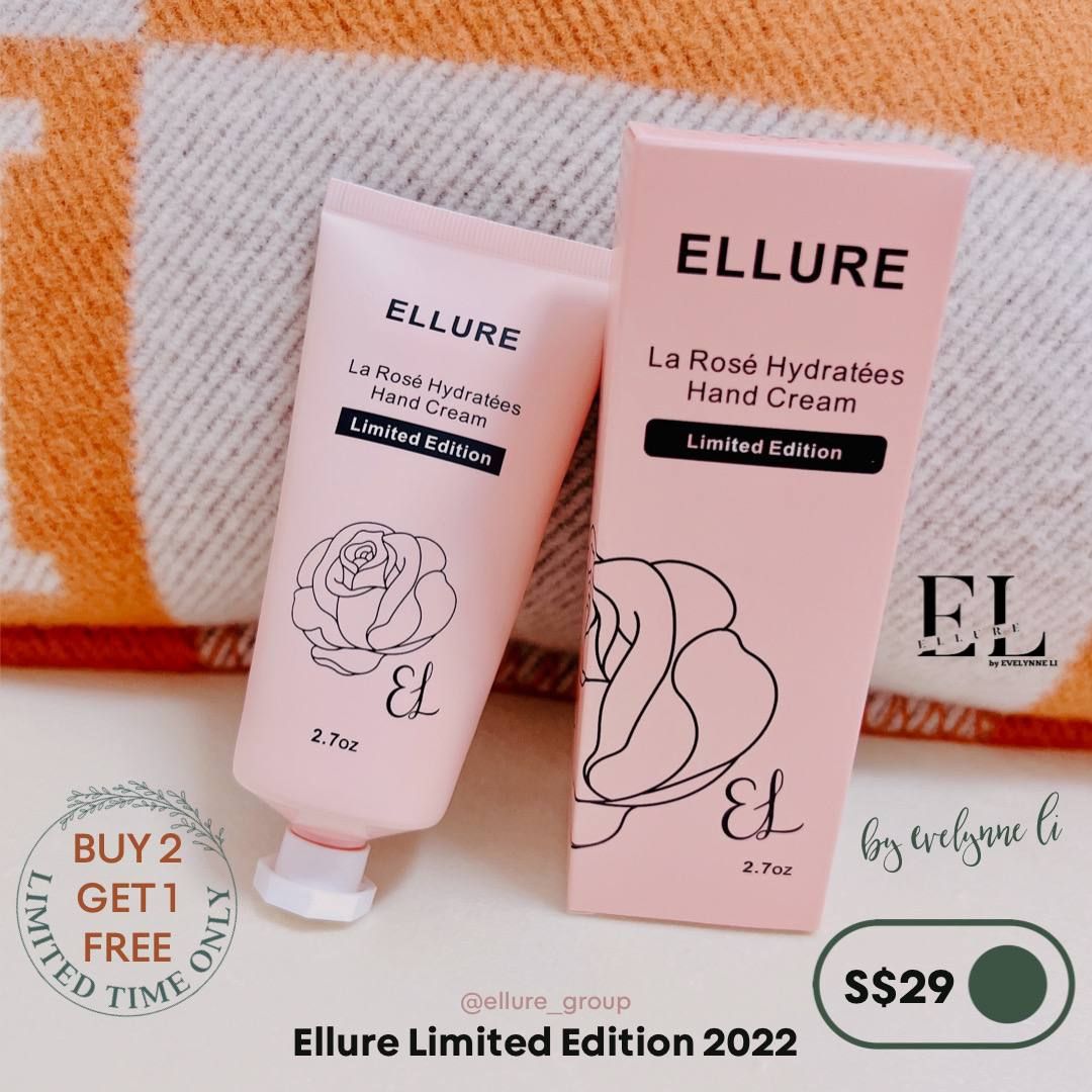 🔥𝐁𝐔𝐘 𝟐 PROMO🔥 𝕃𝕀𝕄𝕀𝕋𝔼𝔻 𝔼𝔻𝕀𝕋𝕀𝕆ℕ | ELLURE La Rosé Hydratées Hand Cream | WHILE STOCK LAST!_12