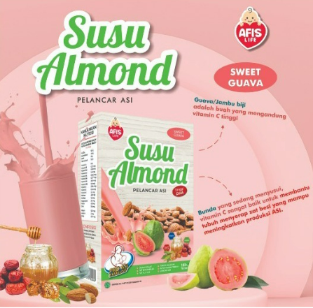 AFIS - Susu Almond Pelancar Asi Varian Rasa 200gr_2