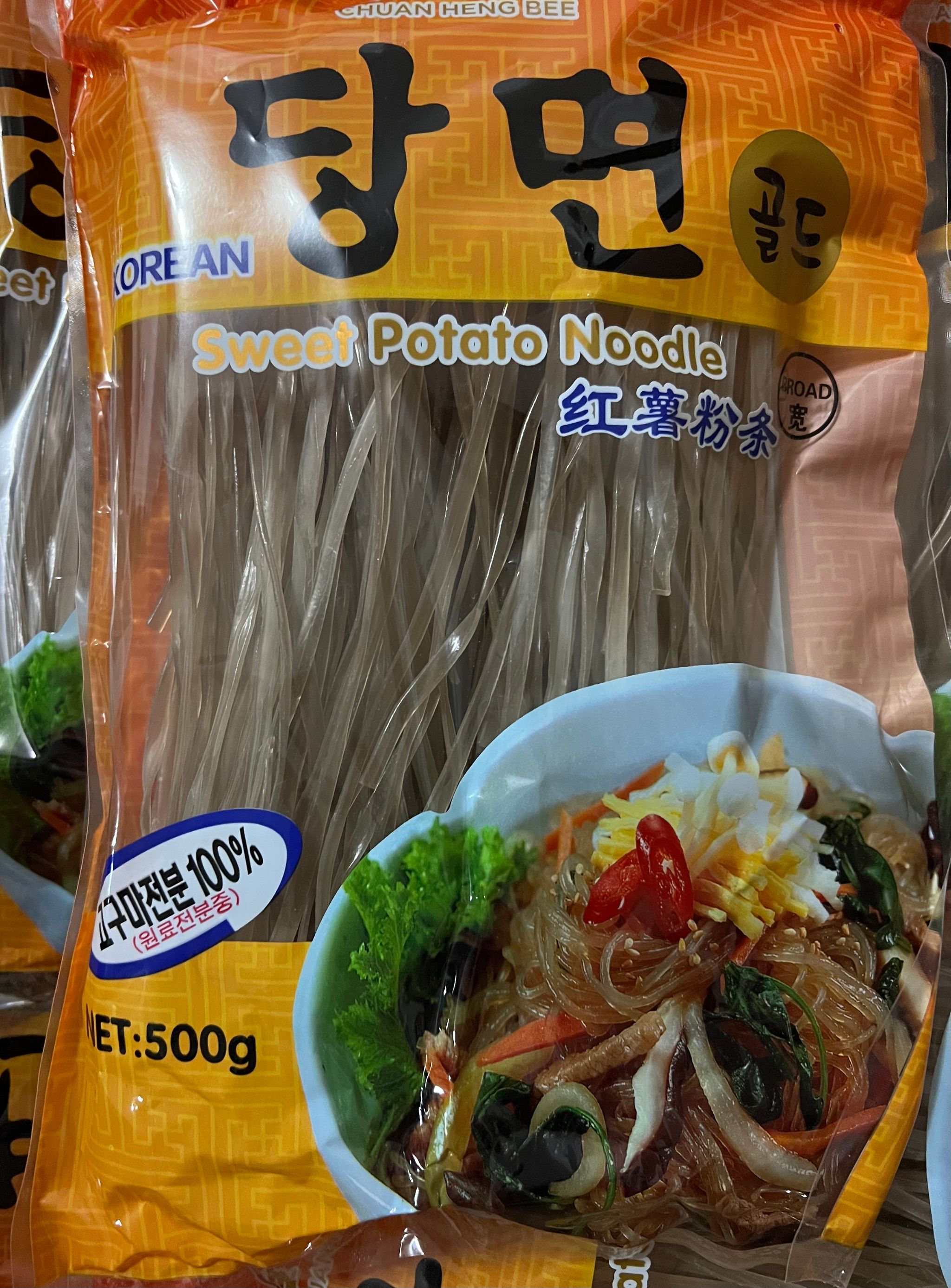 韩国红薯粉条(宽) -$4.5/1包/500g_0