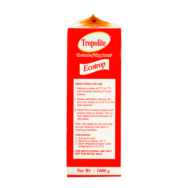 Tropolite Ecotrop Whip Topping 1 Kg_1