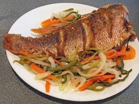 Serving Escovitch Fish_0