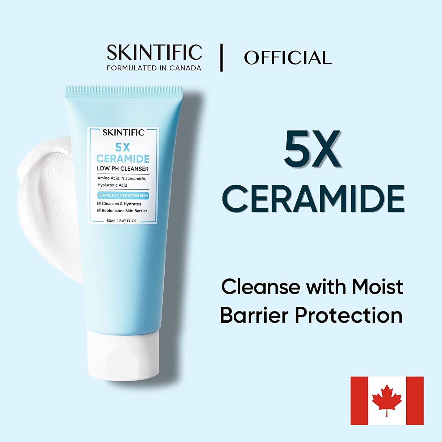 Skintific 5X Ceramide Low pH Cleanser_1