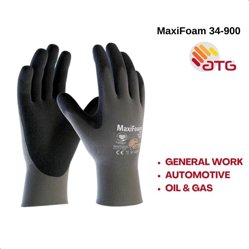 ATG 34-900 MAXIFOAM Coated Knitwrist Safety Glove_0