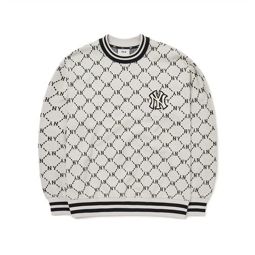 Dia MONOGRAM Jaquard Overfit Sweatshirts NEW YORK YANKEES - C41_0