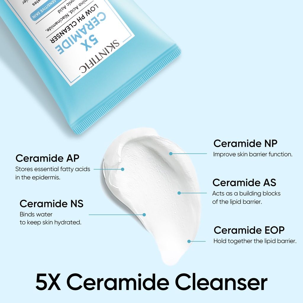 Skintific 5X Ceramide Low pH Cleanser_5